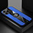 Custodia Silicone Ultra Sottile Morbida Cover con Magnetico Anello Supporto A04 per Apple iPhone 13 Pro