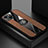 Custodia Silicone Ultra Sottile Morbida Cover con Magnetico Anello Supporto A04 per Apple iPhone 14 Plus