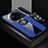 Custodia Silicone Ultra Sottile Morbida Cover con Magnetico Anello Supporto A04 per Xiaomi Mi 12 Ultra 5G Blu