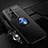 Custodia Silicone Ultra Sottile Morbida Cover con Magnetico Anello Supporto A05 per Samsung Galaxy S21 Ultra 5G