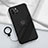 Custodia Silicone Ultra Sottile Morbida Cover con Magnetico Anello Supporto A06 per Apple iPhone 13 Pro