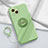 Custodia Silicone Ultra Sottile Morbida Cover con Magnetico Anello Supporto A06 per Apple iPhone 14 Plus