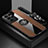 Custodia Silicone Ultra Sottile Morbida Cover con Magnetico Anello Supporto A06 per Samsung Galaxy S23 Ultra 5G