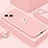 Custodia Silicone Ultra Sottile Morbida Cover con Magnetico Anello Supporto A07 per Apple iPhone 13 Oro Rosa