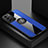 Custodia Silicone Ultra Sottile Morbida Cover con Magnetico Anello Supporto A07 per Samsung Galaxy S21 5G