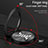 Custodia Silicone Ultra Sottile Morbida Cover con Magnetico Anello Supporto A07 per Samsung Galaxy S21 Ultra 5G