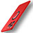 Custodia Silicone Ultra Sottile Morbida Cover con Magnetico Anello Supporto A09 per Apple iPhone 13 Pro Max Rosso