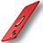 Custodia Silicone Ultra Sottile Morbida Cover con Magnetico Anello Supporto A09 per Apple iPhone 14 Rosso