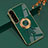 Custodia Silicone Ultra Sottile Morbida Cover con Magnetico Anello Supporto AN1 per Sony Xperia 1 V