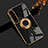 Custodia Silicone Ultra Sottile Morbida Cover con Magnetico Anello Supporto AN1 per Sony Xperia 1 V Nero