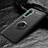 Custodia Silicone Ultra Sottile Morbida Cover con Magnetico Anello Supporto D01 per Xiaomi Mi Note 10 Pro