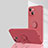 Custodia Silicone Ultra Sottile Morbida Cover con Magnetico Anello Supporto G01 per Apple iPhone 13
