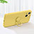 Custodia Silicone Ultra Sottile Morbida Cover con Magnetico Anello Supporto G02 per Apple iPhone 13 Mini