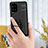 Custodia Silicone Ultra Sottile Morbida Cover con Magnetico Anello Supporto JM1 per Samsung Galaxy A42 5G