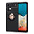 Custodia Silicone Ultra Sottile Morbida Cover con Magnetico Anello Supporto JM1 per Samsung Galaxy A53 5G