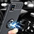 Custodia Silicone Ultra Sottile Morbida Cover con Magnetico Anello Supporto JM1 per Samsung Galaxy F42 5G