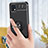 Custodia Silicone Ultra Sottile Morbida Cover con Magnetico Anello Supporto JM1 per Samsung Galaxy F42 5G