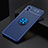 Custodia Silicone Ultra Sottile Morbida Cover con Magnetico Anello Supporto JM1 per Samsung Galaxy M02