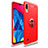 Custodia Silicone Ultra Sottile Morbida Cover con Magnetico Anello Supporto JM1 per Samsung Galaxy M10 Rosso