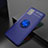 Custodia Silicone Ultra Sottile Morbida Cover con Magnetico Anello Supporto JM1 per Samsung Galaxy M31s Blu