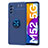 Custodia Silicone Ultra Sottile Morbida Cover con Magnetico Anello Supporto JM1 per Samsung Galaxy M52 5G
