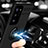 Custodia Silicone Ultra Sottile Morbida Cover con Magnetico Anello Supporto JM1 per Samsung Galaxy Note 20 Ultra 5G