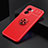 Custodia Silicone Ultra Sottile Morbida Cover con Magnetico Anello Supporto JM2 per OnePlus Nord N300 5G