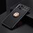 Custodia Silicone Ultra Sottile Morbida Cover con Magnetico Anello Supporto JM2 per Oppo Find X3 Pro 5G