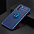 Custodia Silicone Ultra Sottile Morbida Cover con Magnetico Anello Supporto JM2 per Oppo K9 Pro 5G