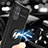 Custodia Silicone Ultra Sottile Morbida Cover con Magnetico Anello Supporto JM2 per Samsung Galaxy A71 5G