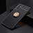 Custodia Silicone Ultra Sottile Morbida Cover con Magnetico Anello Supporto JM2 per Samsung Galaxy M52 5G