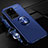 Custodia Silicone Ultra Sottile Morbida Cover con Magnetico Anello Supporto JM3 per Samsung Galaxy S20 Ultra 5G