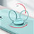 Custodia Silicone Ultra Sottile Morbida Cover con Magnetico Anello Supporto N01 per Apple iPhone 12 Pro