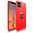 Custodia Silicone Ultra Sottile Morbida Cover con Magnetico Anello Supporto per Apple iPhone 11 Rosso