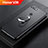 Custodia Silicone Ultra Sottile Morbida Cover con Magnetico Anello Supporto per Huawei 7 Nero