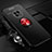 Custodia Silicone Ultra Sottile Morbida Cover con Magnetico Anello Supporto per Huawei Enjoy 20 Plus 5G Rosso e Nero