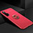 Custodia Silicone Ultra Sottile Morbida Cover con Magnetico Anello Supporto per Huawei Honor 20 Pro