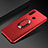 Custodia Silicone Ultra Sottile Morbida Cover con Magnetico Anello Supporto per Huawei Honor 20E Rosso
