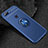 Custodia Silicone Ultra Sottile Morbida Cover con Magnetico Anello Supporto per Huawei Honor 9 Lite