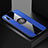 Custodia Silicone Ultra Sottile Morbida Cover con Magnetico Anello Supporto per Huawei Honor 9X