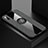 Custodia Silicone Ultra Sottile Morbida Cover con Magnetico Anello Supporto per Huawei Honor 9X Grigio