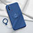 Custodia Silicone Ultra Sottile Morbida Cover con Magnetico Anello Supporto per Huawei Honor X10 5G