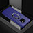 Custodia Silicone Ultra Sottile Morbida Cover con Magnetico Anello Supporto per Huawei Mate 20 Pro Blu