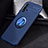 Custodia Silicone Ultra Sottile Morbida Cover con Magnetico Anello Supporto per Huawei Nova 5 Pro Blu