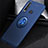 Custodia Silicone Ultra Sottile Morbida Cover con Magnetico Anello Supporto per Huawei P30 Lite XL Blu