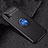 Custodia Silicone Ultra Sottile Morbida Cover con Magnetico Anello Supporto per Huawei P30 Pro Blu e Nero
