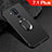 Custodia Silicone Ultra Sottile Morbida Cover con Magnetico Anello Supporto per Nokia 7.1 Plus Nero