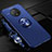 Custodia Silicone Ultra Sottile Morbida Cover con Magnetico Anello Supporto per OnePlus 7T