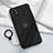 Custodia Silicone Ultra Sottile Morbida Cover con Magnetico Anello Supporto per OnePlus 8T 5G