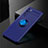 Custodia Silicone Ultra Sottile Morbida Cover con Magnetico Anello Supporto per OnePlus Nord Blu